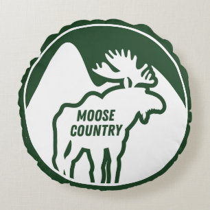 Coussins Ronds Montagnes Moose Country