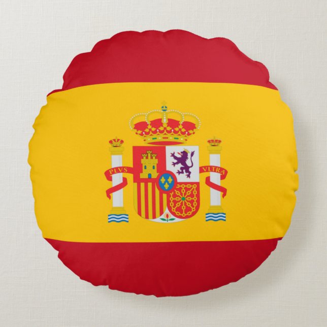 Coussins Ronds Montrez vos couleurs - Espagne (Devant)
