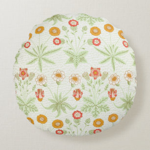 Coussins Ronds Morris Daisy, Modèle Floral Victorien Classique