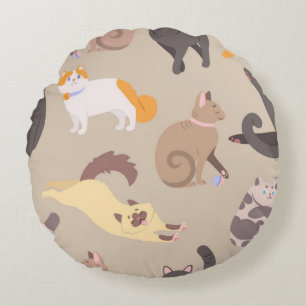 Coussins Ronds Motif