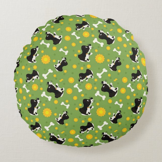 Coussins Ronds motif 4 (Devant)