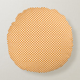 Coussins Ronds Motif à carreaux micro-checker