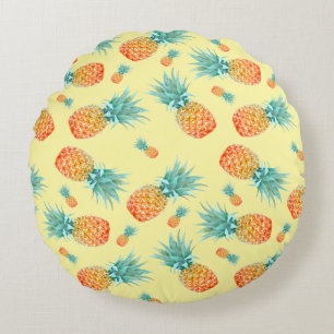 Coussins Ronds Motif ananas