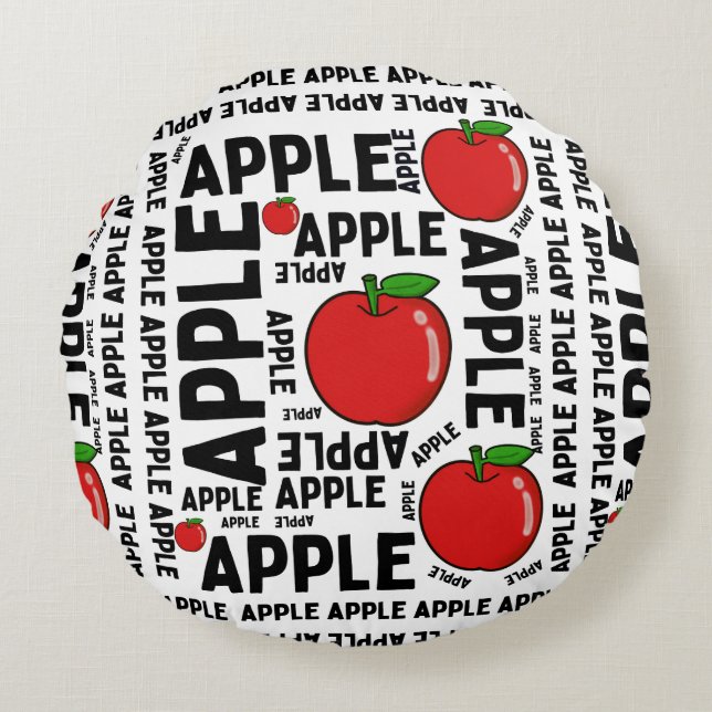 COUSSINS RONDS MOTIF APPLE (Devant)