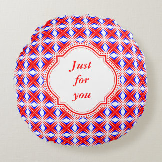 Coussins Ronds Motif avec monogramme