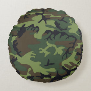 COUSSINS RONDS MOTIF CAMOFLAUGE
