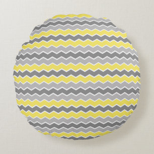 Coussins Ronds Motif chevron zigzag moderne sans couture