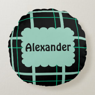 Coussins Ronds Motif cool trié