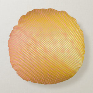 Coussins Ronds Motif de dégradé minimal. Conception de la couvert