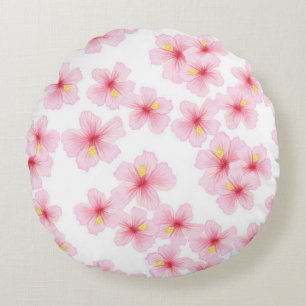 Coussins Ronds Motif de fleurs