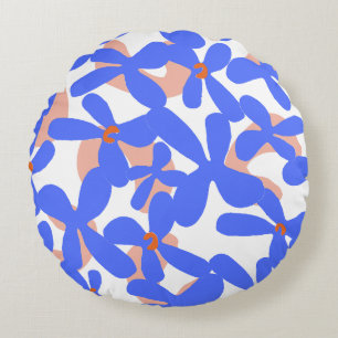 Coussins Ronds Motif de fleurs 2