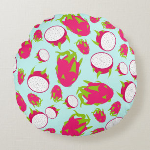 Coussins Ronds Motif de fruits dragon