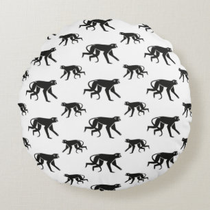 Coussins Ronds Motif de jolis animaux sauvages