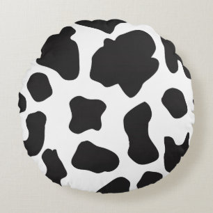 Coussins Ronds Motif de la vache country