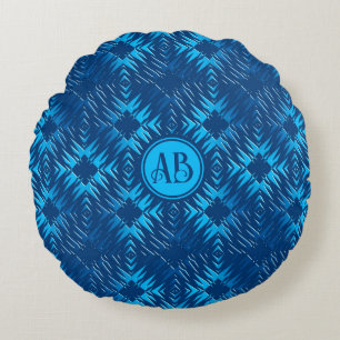 Coussins Ronds motif de marine géométrique Abstrait