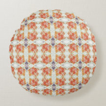 Motif de textile brodé de feuille d'automne vintag