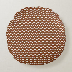 Coussins Ronds Motif de vagues Chevron Dynamiques