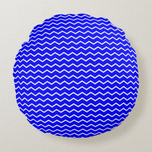 Coussins Ronds Motif de vagues Chevron Dynamiques