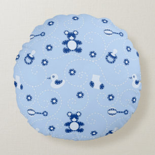Coussins Ronds Motif d'édredon de bébé