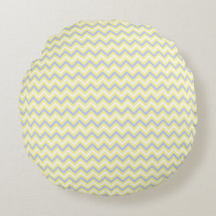 Coussins Ronds Motif en pastel de Chevron