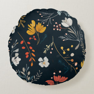 Coussins Ronds Motif floral