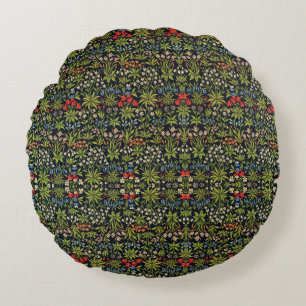 Coussins Ronds Motif floral de fleurs vintage de William Morris