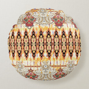 Coussins Ronds Motif floral mughien ethnique incomparable