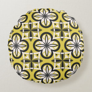 Coussins Ronds Motif ornemental. illustration vintage,