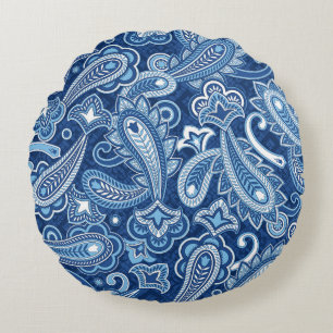 Coussins Ronds Motif Paisley