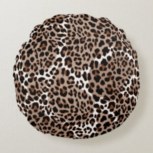 Coussins Ronds motif poster de animal