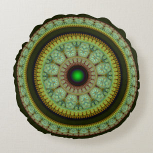 Coussins Ronds motif rond coloré