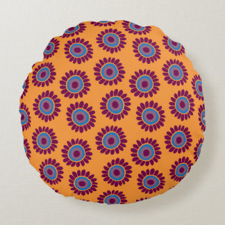 Coussins Ronds Motif Tournesol Dushi 3
