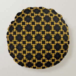 Coussins Ronds Motif vintage classique. Eléments design luxe, S