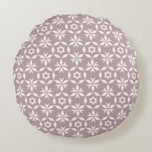 Coussins Ronds motif vintage fleuri sans couture. Élégant ornamen