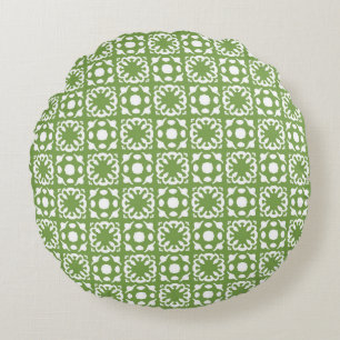 Coussins Ronds Motif vintage sans couture. Arrière - plan avec es