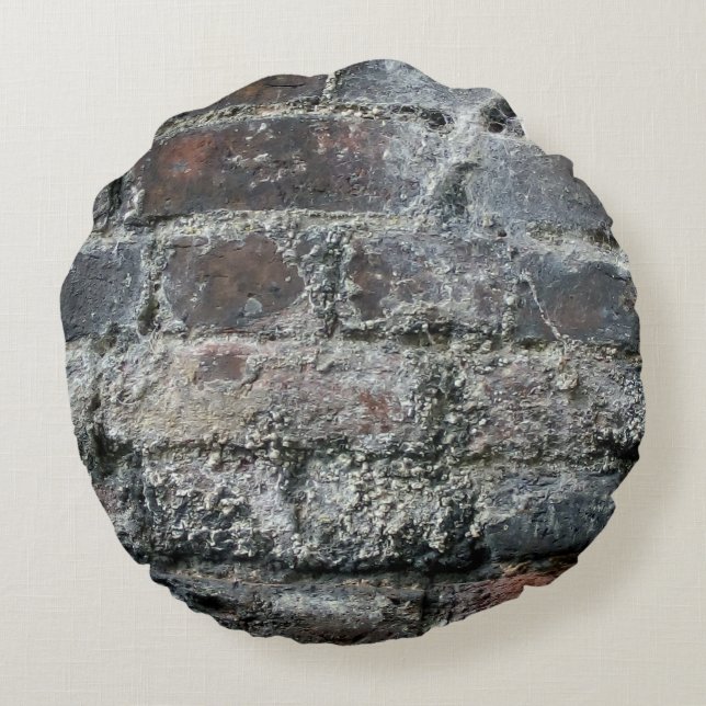 Coussins Ronds Mur en briques (Dos)