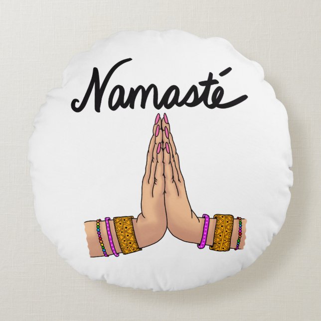 Coussins Ronds Namasté (Devant)