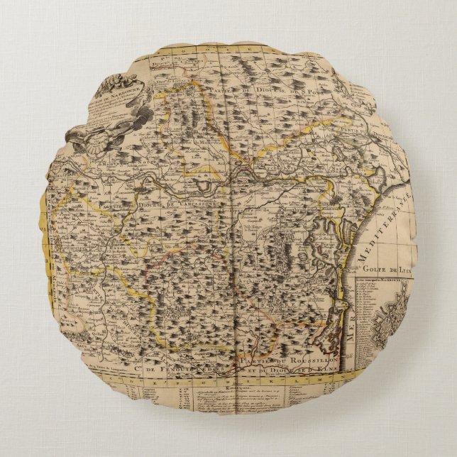 Coussins Ronds Narbonne France (Devant)