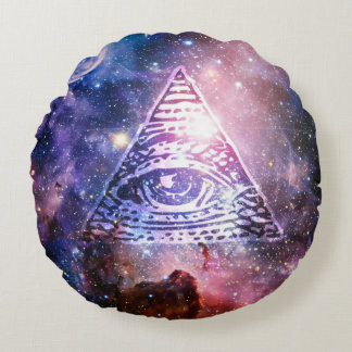 Coussins Ronds Nébuleuse d'Illuminati