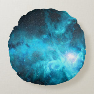 Coussins Ronds nébuleuse orientale, lumière bleue, astronomie.