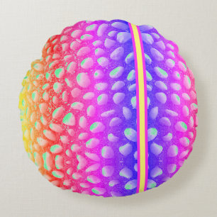 Coussins Ronds Neon alien Stones