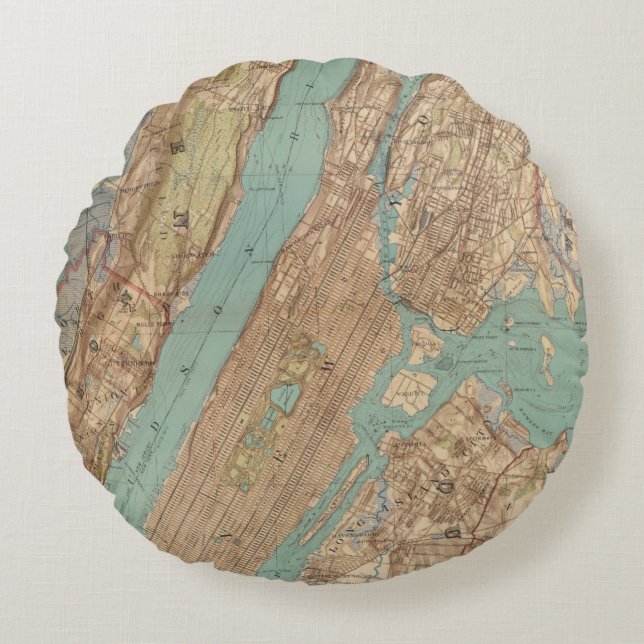 Coussins Ronds New York City, New York (Devant)