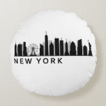 Coussins Ronds New York Skyline<br><div class="desc">New York Skyline</div>
