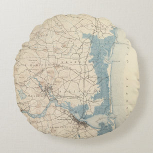 Coussins Ronds Newburyport, le Massachusetts