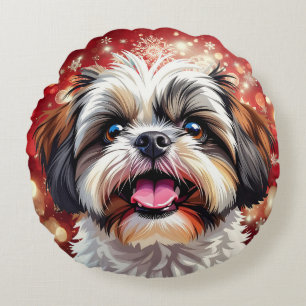 Coussins Ronds Noël à Tzu Shih