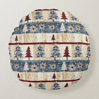 Coussins Ronds Noël agricole