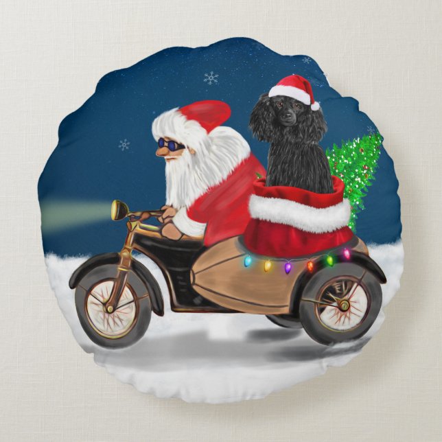 Coussins Ronds Noël aux canicules (Dos)