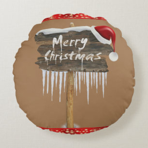 Coussins Ronds Noël Coussin, Joyeux Noël