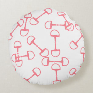 Coussins Ronds Noël des fêtes des chevaux de Troie