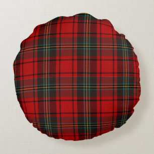 Coussins Ronds Noël festif classique de l'héritage tartan écossai